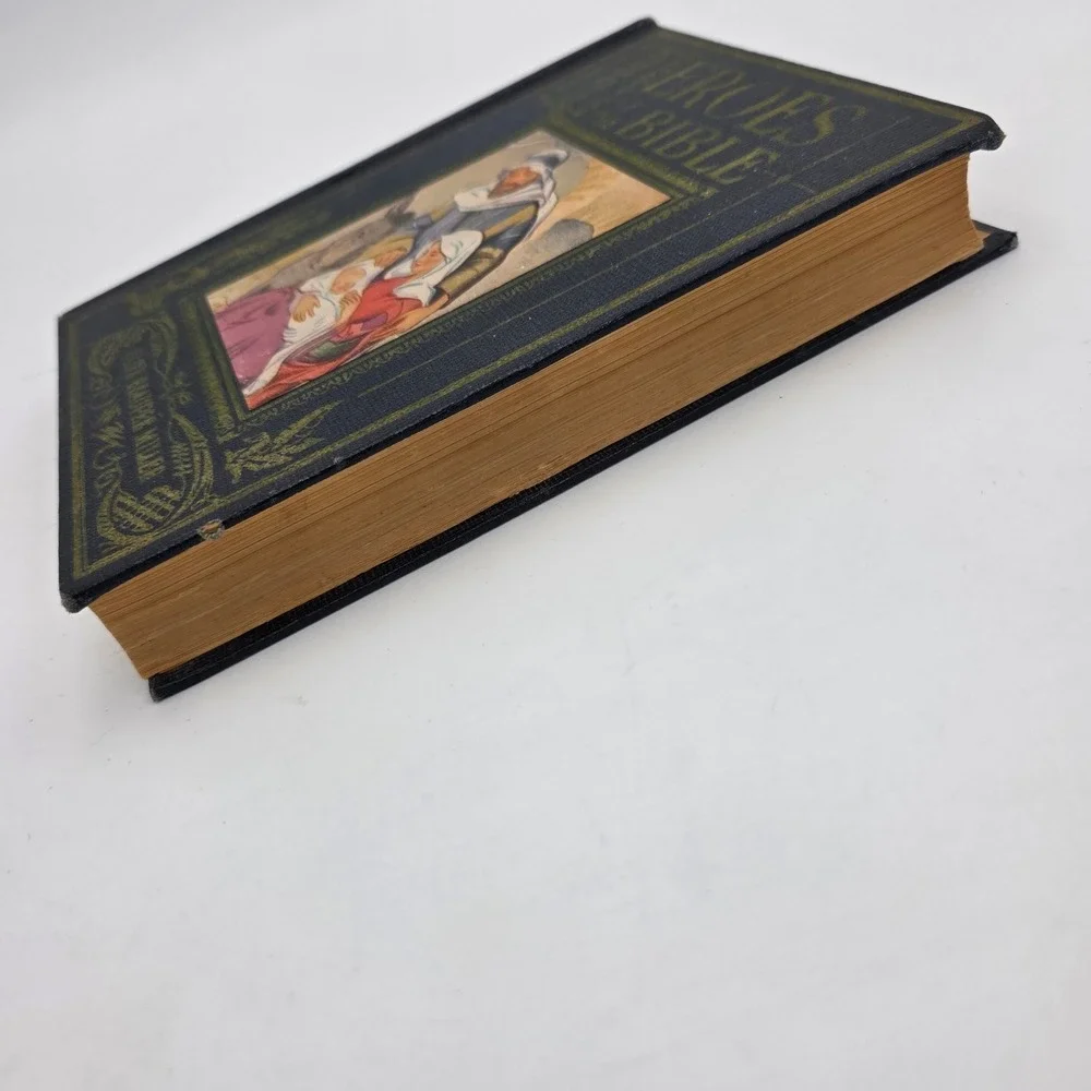 Heroes of the Bible Olive Beaupre Miller 1940 Vintage Hardcover Illustrated
